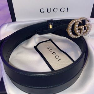GUCCI pearl woman’s belt